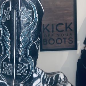 Zebra Cowgirl Boots